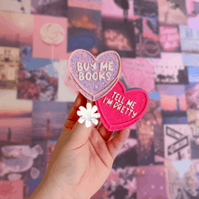 Load image into Gallery viewer, Buy Me Books, Tell Me I’m Pretty Car Freshie