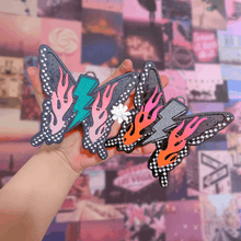 Load image into Gallery viewer, Flame Butterfly Car Freshie