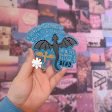 Load image into Gallery viewer, A Dragon Without a Rider Car Freshie