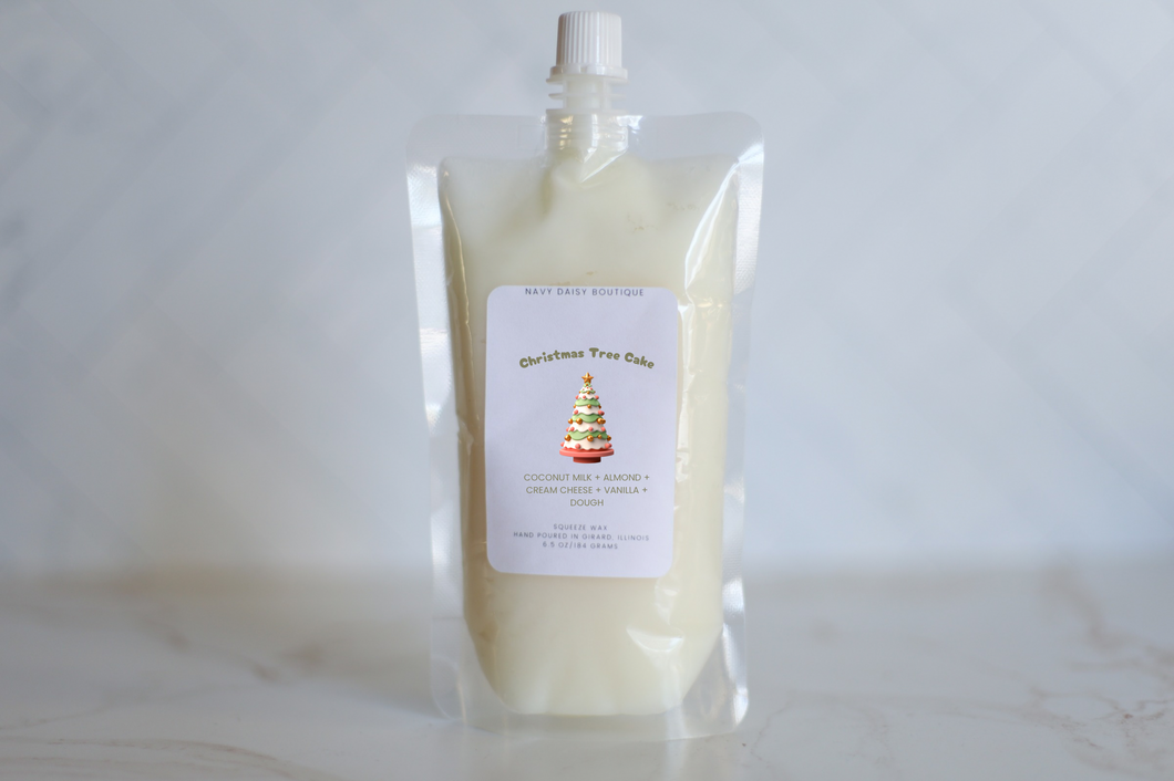 Christmas Tree Cake Squeeze Wax