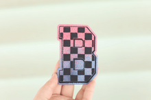 Load image into Gallery viewer, Checkered B Car Freshie
