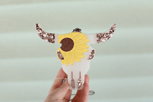 Load image into Gallery viewer, Sunflower Bull Car Freshie
