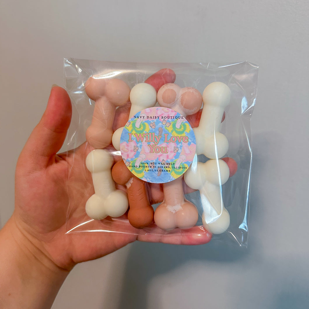 I Willy Love You Wax Melt Pack