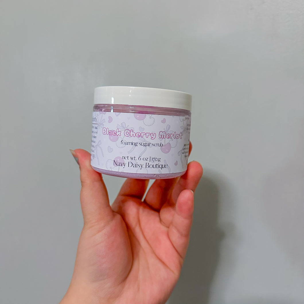 Black Cherry Merlot Foaming Scrub