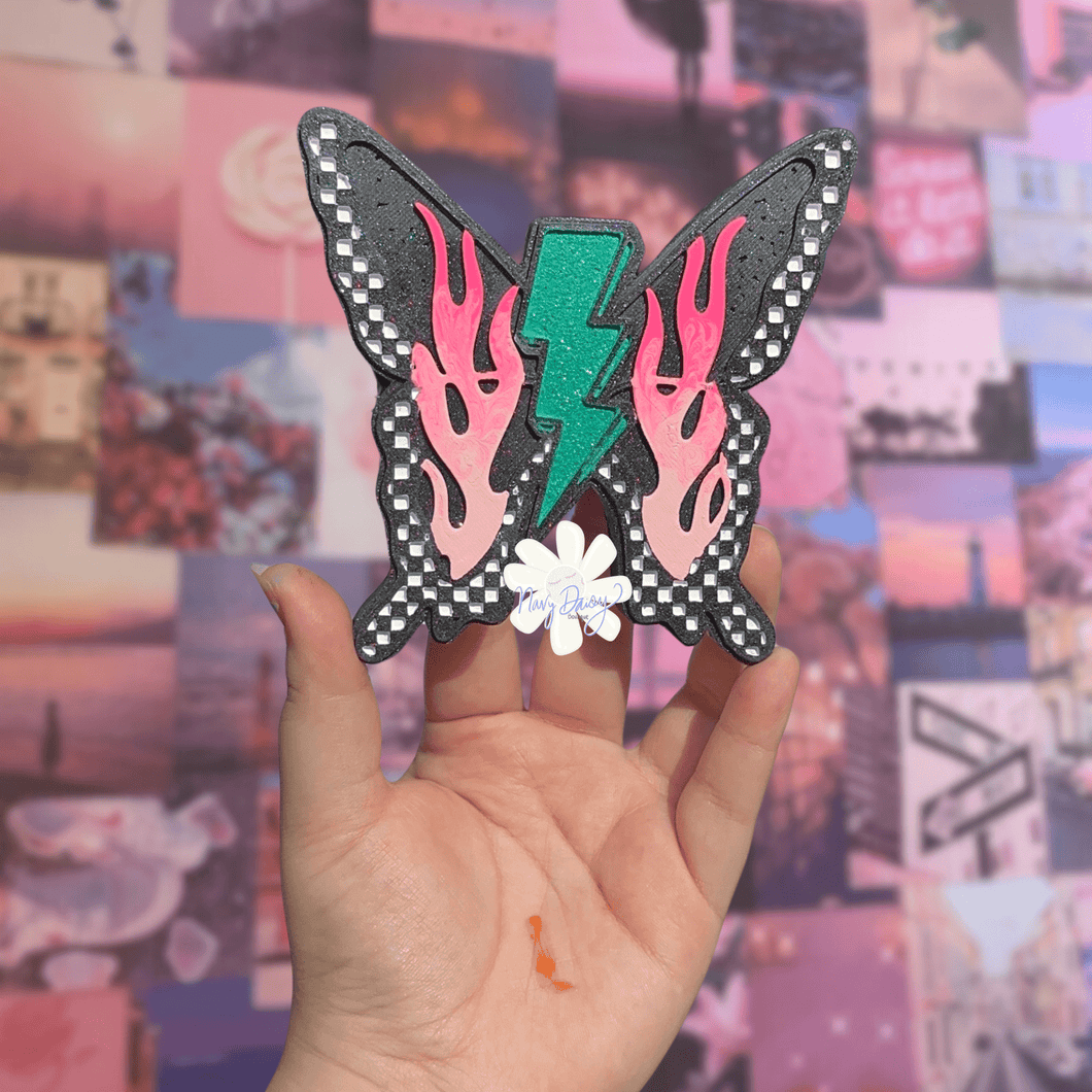 RTS Flame Butterfly Car Freshie