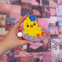 Load image into Gallery viewer, Chick on Floatie Freshie
